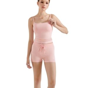 Elegant Pink Women's Pajama Set